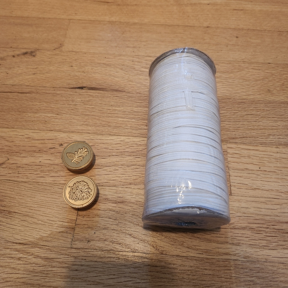 Craft supplies, elastic cord and wax seals